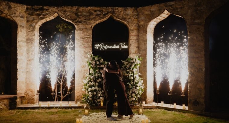 Raht Manmatha – A Fortress-Inspired Pre-Wedding Shoot Venue